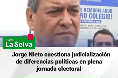 Jorge Nieto cuestiona judicialización de diferencias políticas en plena jornada electoral