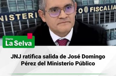 Junta Nacional de Justicia confirma no ratificación de fiscal