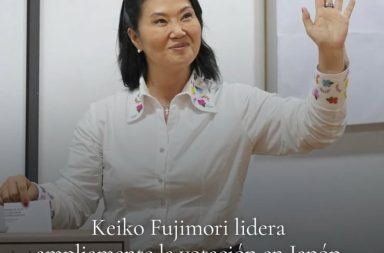 Keiko Fujimori lidera con amplia ventaja en Japón