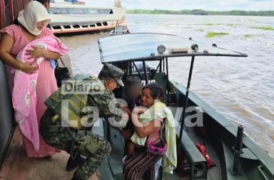 Menor de cuatro años recibe apoyo humanitario y evacuación urgente hacia Nauta.