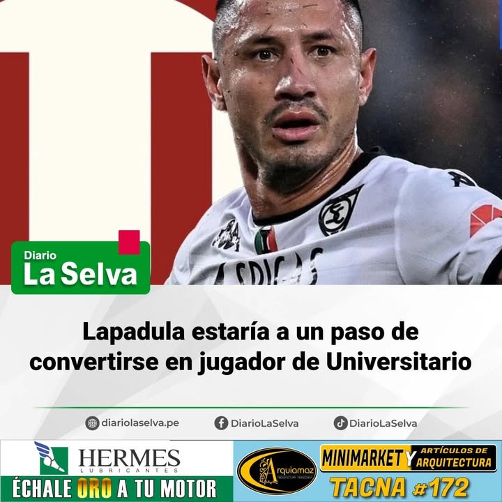 Universitario avanza negociaciones por Gianluca Lapadula