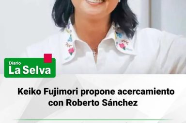 Keiko Fujimori propone acercamiento con Roberto Sánchez