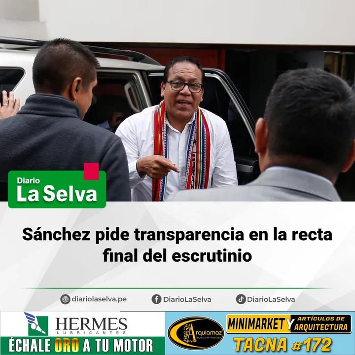 Sánchez expresa preocupación por el proceso electoral
