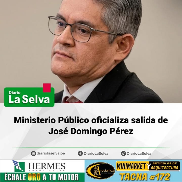 José Domingo Pérez deja de ejercer como fiscal tras decisión de la JNJ