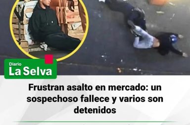 #Lima  Fallido robo en mercado termina con detenidos y un fallecido