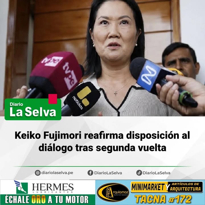 Candidata de Fuerza Popular mantiene abiertos los canales de diálogo