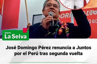 Exfiscal José Domingo Pérez anuncia su salida de Juntos por el Perú