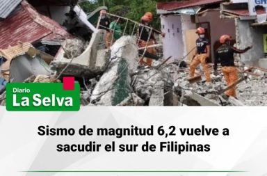 Nuevo movimiento telúrico se registra frente a la isla de Mindanao