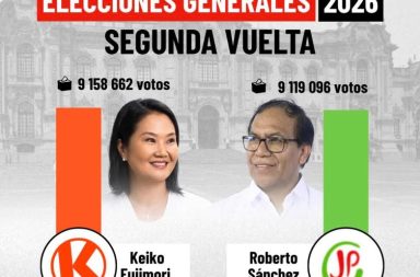 Recta final del cómputo general: Keiko Fujimori lidera los resultados oficiales al 99.391 por ciento
