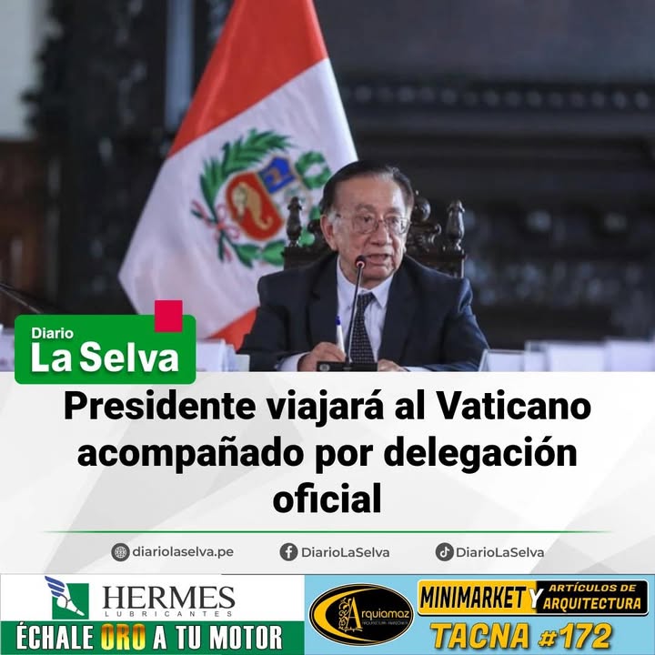 Gobierno confirma delegación peruana para visita oficial al Vaticano