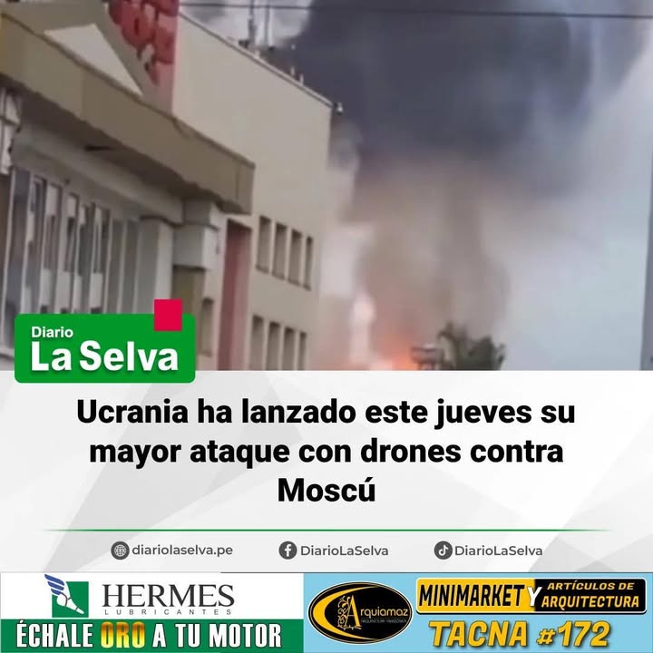 Ucrania ha lanzado este jueves su mayor ataque con drones contra Moscú en los últimos dos años, un operativo que marca una escalada significativa en el conflicto.
