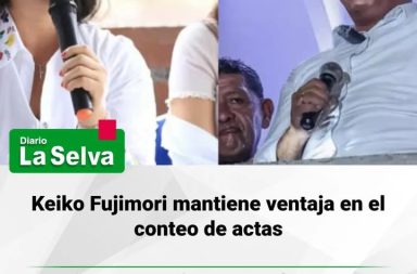 Resultados electorales: Fujimori aventaja a Sánchez