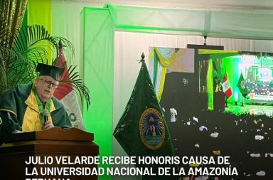 La Universidad Nacional de la Amazonía otorgó el grado de doctor honoris causa a Julio Velarde en reconocimiento a su liderazgo y trayectoria. La institución resaltó su labor fundamental para mantener la estabilidad macroeconómica del país, una gestión que ha logrado mantenerse sólida a pesar del complejo contexto político vivido en los últimos años.