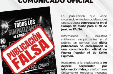 ¡Importante! No dejarse sorprender por información falsa