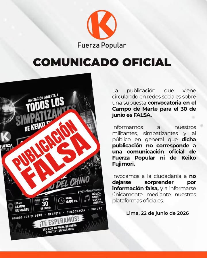 ¡Importante! No dejarse sorprender por información falsa