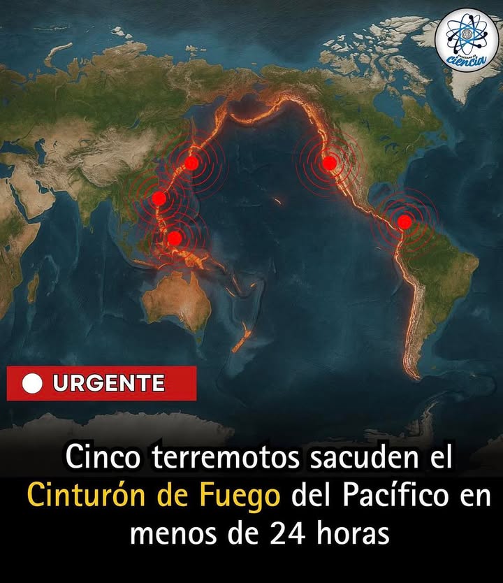 NO SOLO EN VENEZUELA: TERREMOTOS EN OTROS LUGARES DEL PACÍFICO