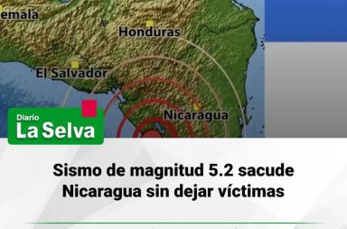 Terremoto de magnitud 5.2 remece Nicaragua