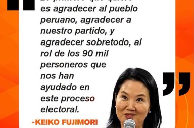 La presidenta electa, en palabras de agradecimiento y de confirmación de su...