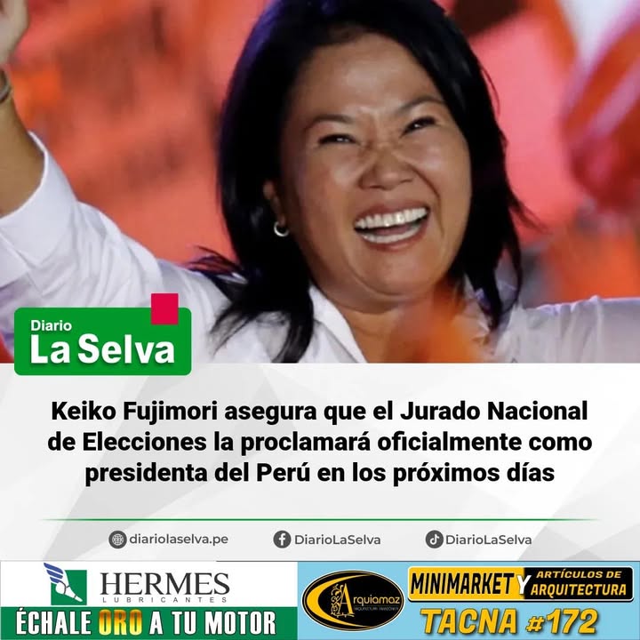 Próxima proclamación: Keiko Fujimori anuncia que iniciará la conformación de su equipo de Gobierno