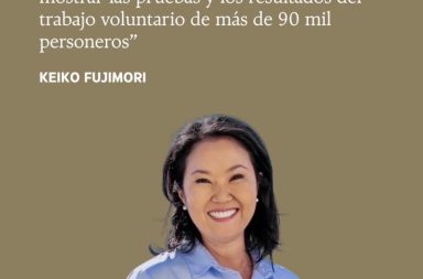 Postura oficial: la candidata presidencial opta por la serenidad ante los cuestionamientos de Roberto Sánchez