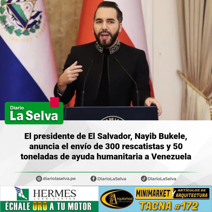 Solidaridad regional: El Salvador prepara contingente de brigadistas y toneladas de insumos médicos para Caracas