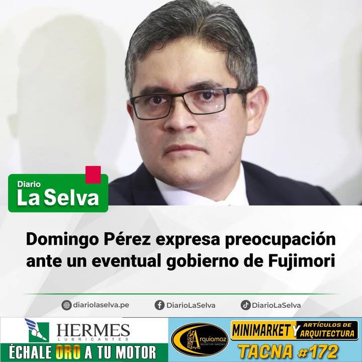 Domingo Pérez se pronuncia sobre un posible escenario político