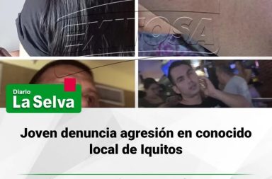 Denuncian presunta agresión dentro de local en Iquitos
