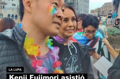 KENJI FUJIMORI PARTICIPÓ EN MARCHA DEL ORGULLO EN LIMA