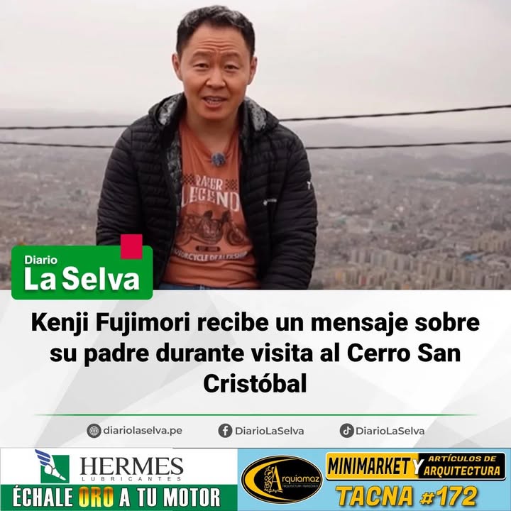 En una reciente jornada turística por el distrito del Rímac, Kenji Fujimori...
