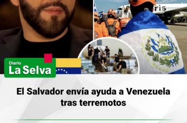 El Salvador despliega ayuda humanitaria hacia Venezuela