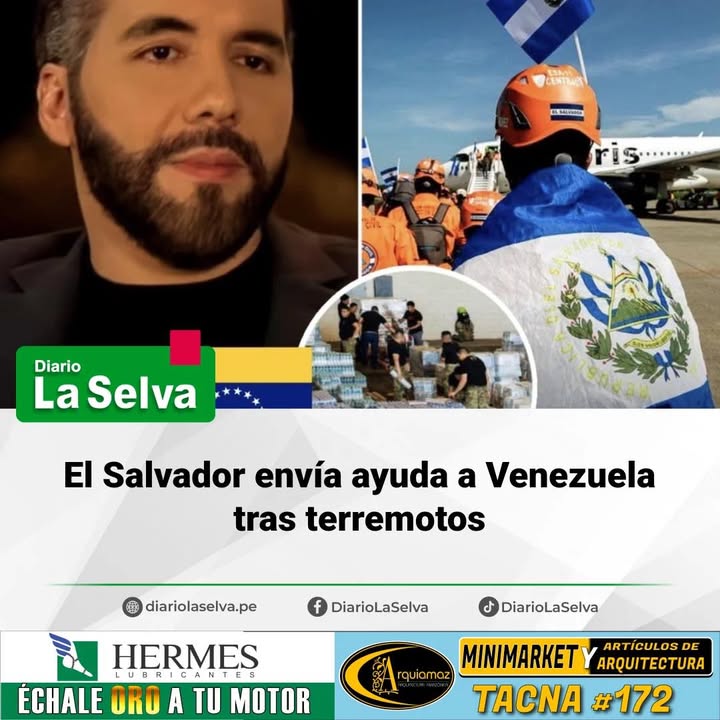 El Salvador despliega ayuda humanitaria hacia Venezuela