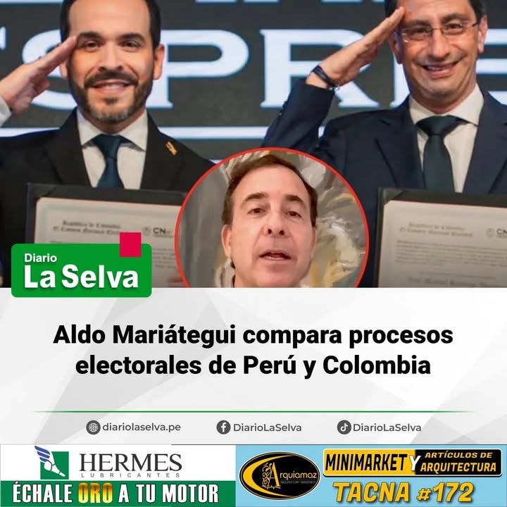 Aldo Mariátegui cuestiona demora en el proceso electoral peruano