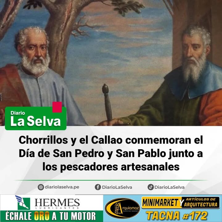 La Iglesia Católica y el sector pesquero celebran su festividad tradicional este 29 de junio