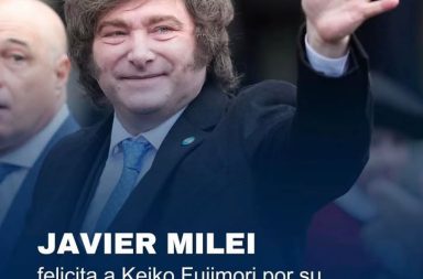 Javier Milei felicita a Keiko Fujimori tras las elecciones en Perú
