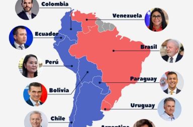 Siete gobiernos de derecha marcan el actual panorama político en Sudamérica