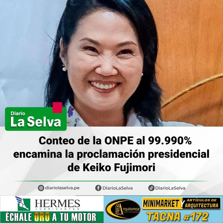 Solo quedan nueve actas pendientes en el JEE para la proclamación oficial programada por el JNE