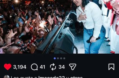 KEIKO FUJIMORI TUVO SU PRIMER ENCUENTRO PÚBLICO CON SUS SEGUIDORES DESDE QUE OFICIALIZARON SU ELECCIÓN COMO PRESIDENTA DEL PERÚ