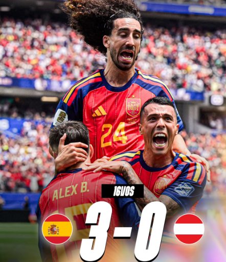 España golea a Austria y avanza con autoridad a los octavos del Mundial