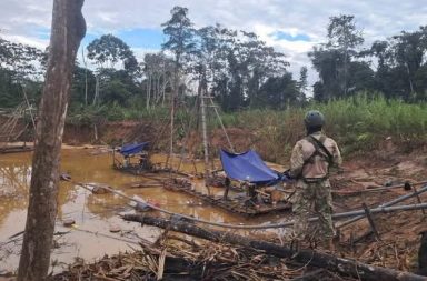 Incautan bienes valorizados en más de S/ 5.6 millones en operativo contra la minería ilegal