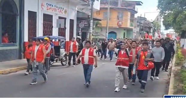 CGTP Loreto respalda protesta de trabajadores de EsSalud y exige mejoras en la atención a asegurados