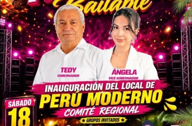PERÚ MODERNO Y TEDY VASQUEZ LES INVITAN PARA UNA NOCHE QUE HARÁ HISTORIA