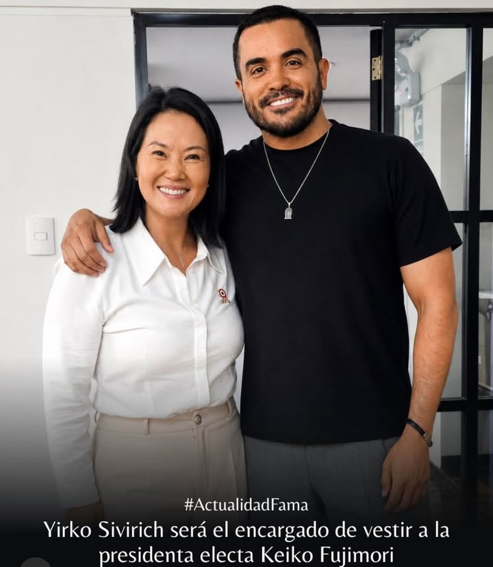 VESTIRÁ TRAJE DE DISEÑADOR PERUANO: Yirko Sivirich diseñará el vestuario oficial de la presidenta electa Keiko Fujimori